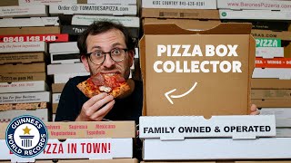 Largest collection of pizza boxes - Guinness World Records
