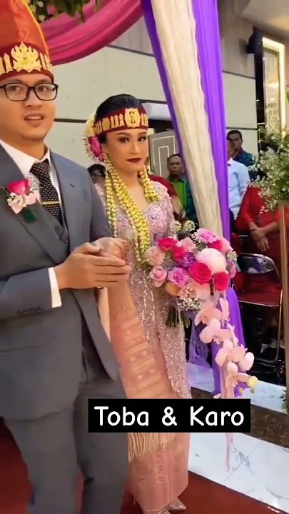 Perpaduan Adat Antara Toba Dengan Karo #gondangbatak #adatbatak #batak #wedding