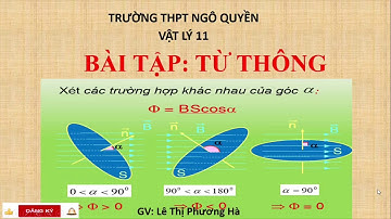 BÀI TẬP : TỪ THÔNG. CẢM ỨNG ĐIỆN TỪ| Hiện tượng cảm úng điện từ|phuongha tv