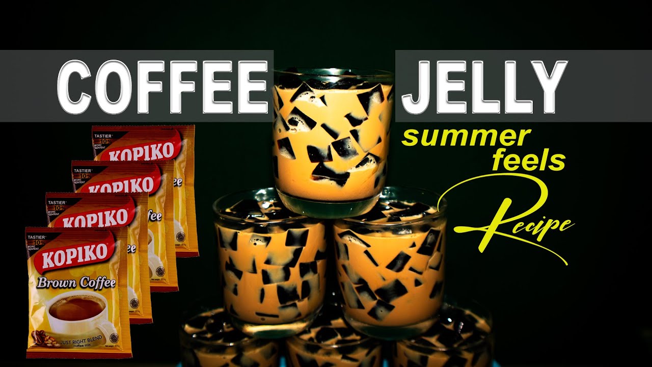 CREAMY COFFEE JELLY RECIPE Simple and Easy to Follow YouTube