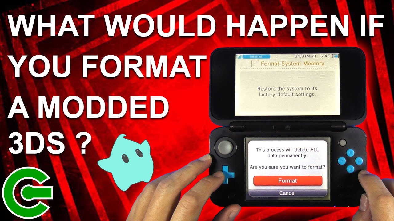 What would happen if you format your modded 3DS 