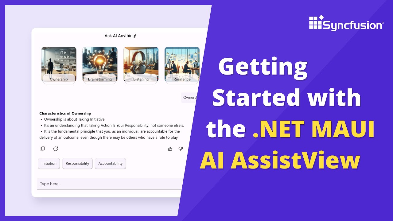 Getting Started with the .NET MAUI AI AssistView - YouTube