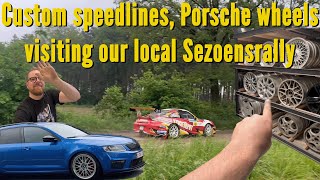 Custom BBS speedlines | Porsche wheels | visiting our local Sezoensrally