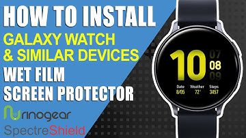 How To: Perfect Wet Install Samsung Galaxy Watch Screen Protector