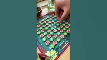 This 2 player game is masterfully elegant! 🌸🌸🌸☺️❤️ #boardgames #tabletopgaming #familygames