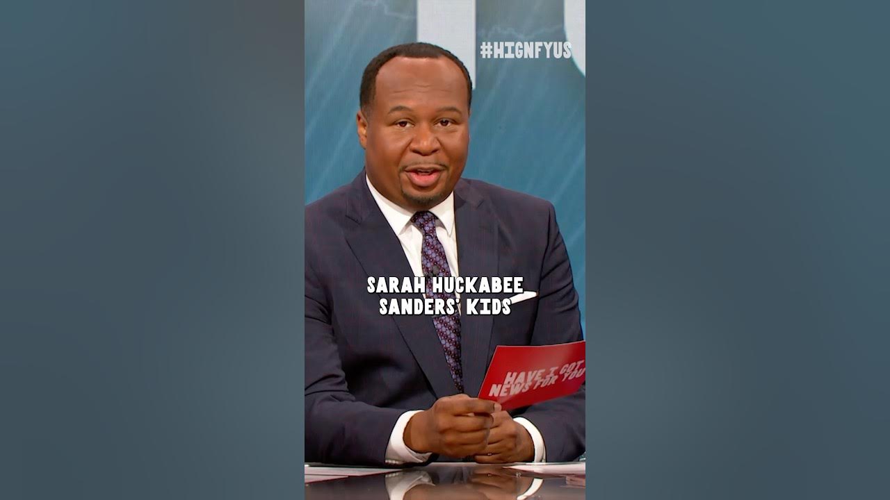 ‘Have I Got News For You’ comedian Amber Ruffin reacts to Sarah Huckabee Sanders