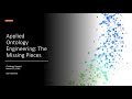 Applied Ontology Engineering The Missing Pieces By Karl Hammar 