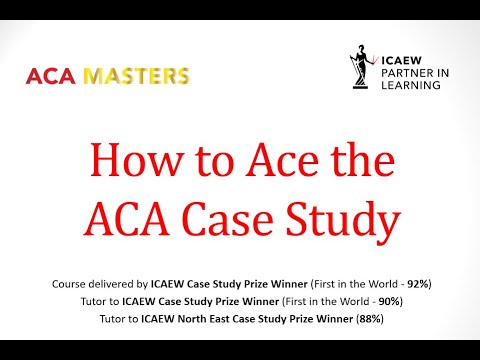 how to pass aca case study