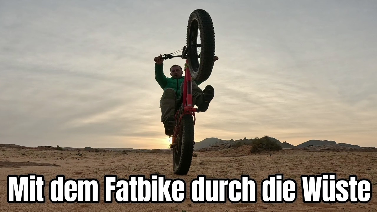 Ich fahre mit dem Fahrrad durch die Wüste von Saudi Arabien | Folge 2