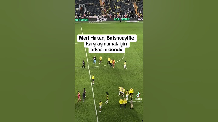 Mert Hakan Yandaş, Batshuayi ile karşılaşmamak için arkasını döndü #galatasaray #fenerbahçe