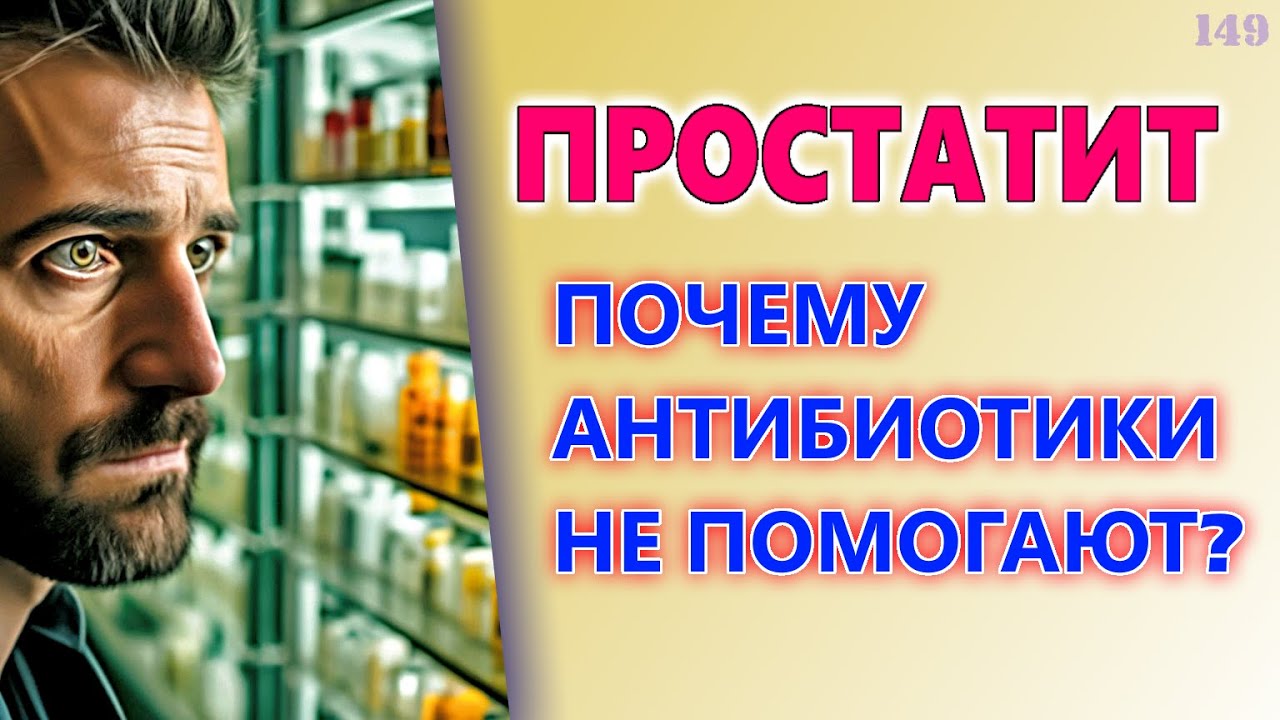 Лечение простатита. Почему антибиотики не помогают? - YouTube