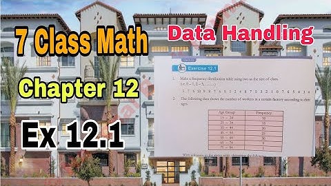 Class 7 Math Chapter 12 Exercise 12.1 | Q.1,2,3,4,5,6 | Data Handling |SNC|NBF|math 7|ilmi darasgah