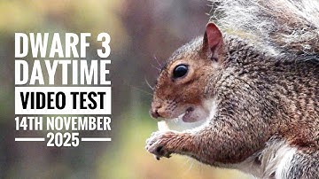 Dwarf 3 Smart Telescope daytime video test. 