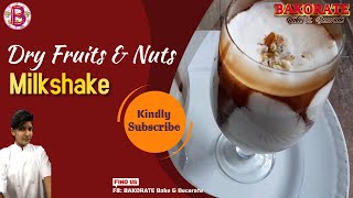 Dry Fruit And Nuts Milk Shake | Dry Fruit And Nuts Smoothie | High Protein Shake | Smoothie