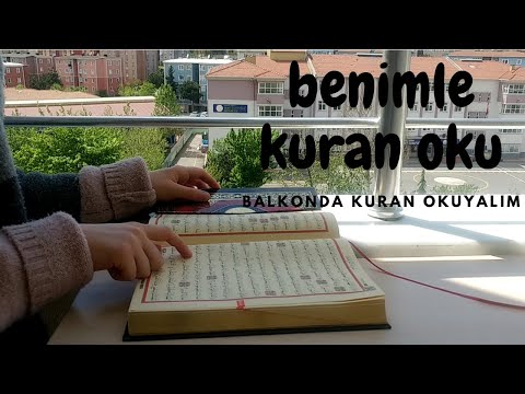 benimle balkonda kuran