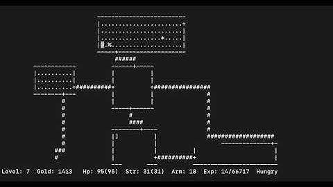 Komodo Rogue Gameplay Walkthrough Amulet of Yendor