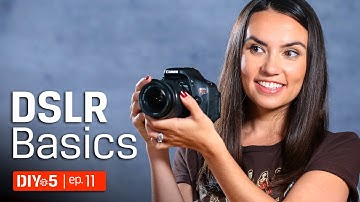 DSLR basics - Canon Camera Settings 📷 - Kingston DIY in 5 Ep 11