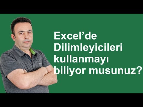 Excel Dilimleyicileri Birden Fazla Özet Tabloya Bağlamak - 365.video | Ömer BAĞCI