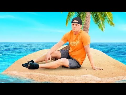 Trapped on Deserted Island for 7 Days