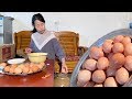 【农家的小勇】老公买了20斤鸡蛋，小勇腌15斤咸鸡蛋，做法简单，30天就能吃