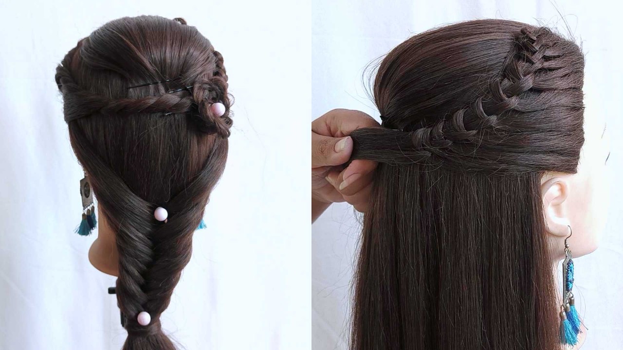 Very Easy & Simple Hairstyle | Hairstyle for Begginers | Ponytail Hairstyle For Girls