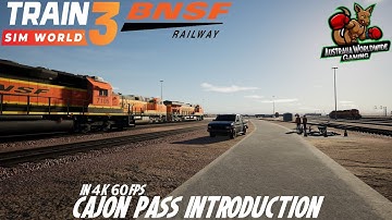 Train Sim World 3|Cajon Pass Route Introduction IN 4K 60FPS