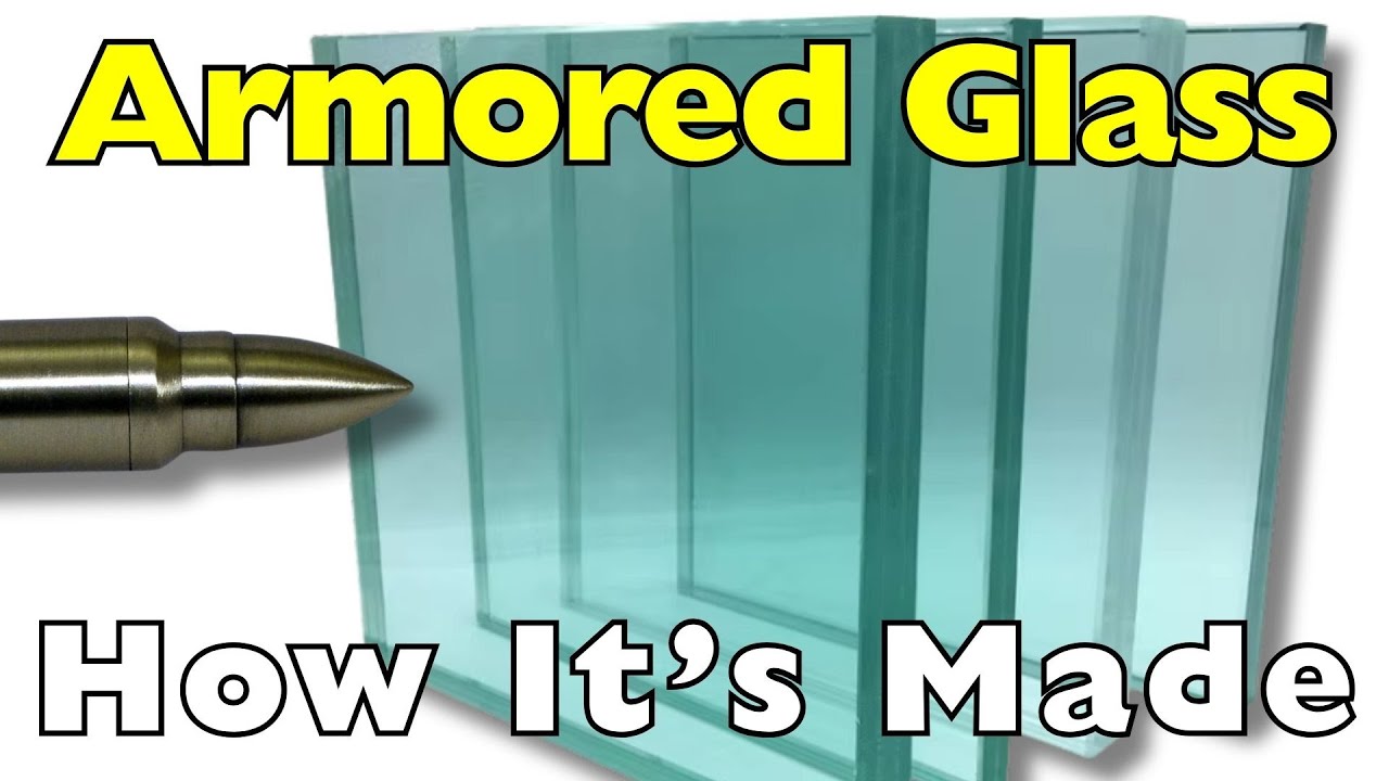 Bulletproof glass manufacturing demonstration