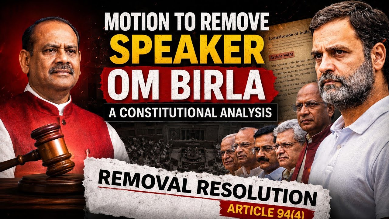 Opposition Brings No-confidence Motion Against Lok Sabha Speaker Om ...