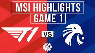 T1 vs EST Highlights Game 1 | MSI 2024 Play-Ins Round 1 | T1 vs Estral Esports