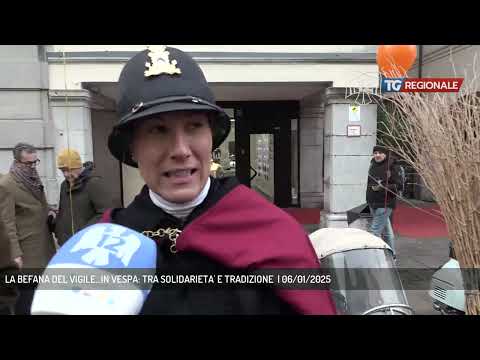 LA BEFANA DEL VIGILE...IN VESPA: TRA SOLIDARIETA' E TRADIZIONE  | 06/01/2025
