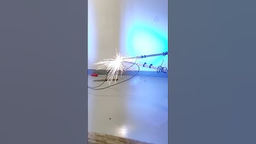400V Short Circuit Electrical Arc - Aluminum Foil Explosion #shorts #shortcircuit #explosion