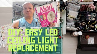 How to replace your LED CEILING LIGHT? DIY