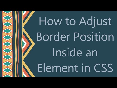 How to Adjust Border Position Inside an Element in CSS