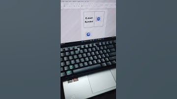 E-mail symbol in ms word | #msword #asmr #computer #learning #keyboard