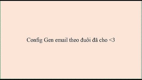 Config Open Bullet#3:Config Gen mail