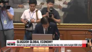 BOK governor worries about slowing growth of global economy   이주열 