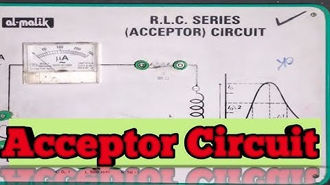 RLC Series Circuit Experiment || Resonance Circuit rlc serie