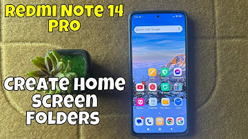 How to Create Home Screen Folders on Redmi Note 14 Pro - Group Apps in Redmi Note 14 Pro