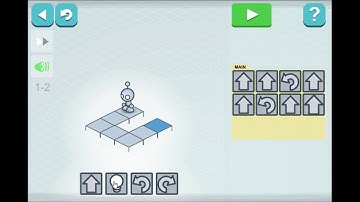 Hour of Code: Lightbot - Level 1-2 Full Tutorial