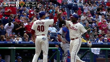 CHC@PHI: Howard pads lead with two-run homer