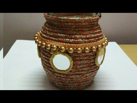 Clay Planter Pot Makeover At Home Diy Designer Flower Pot Matki