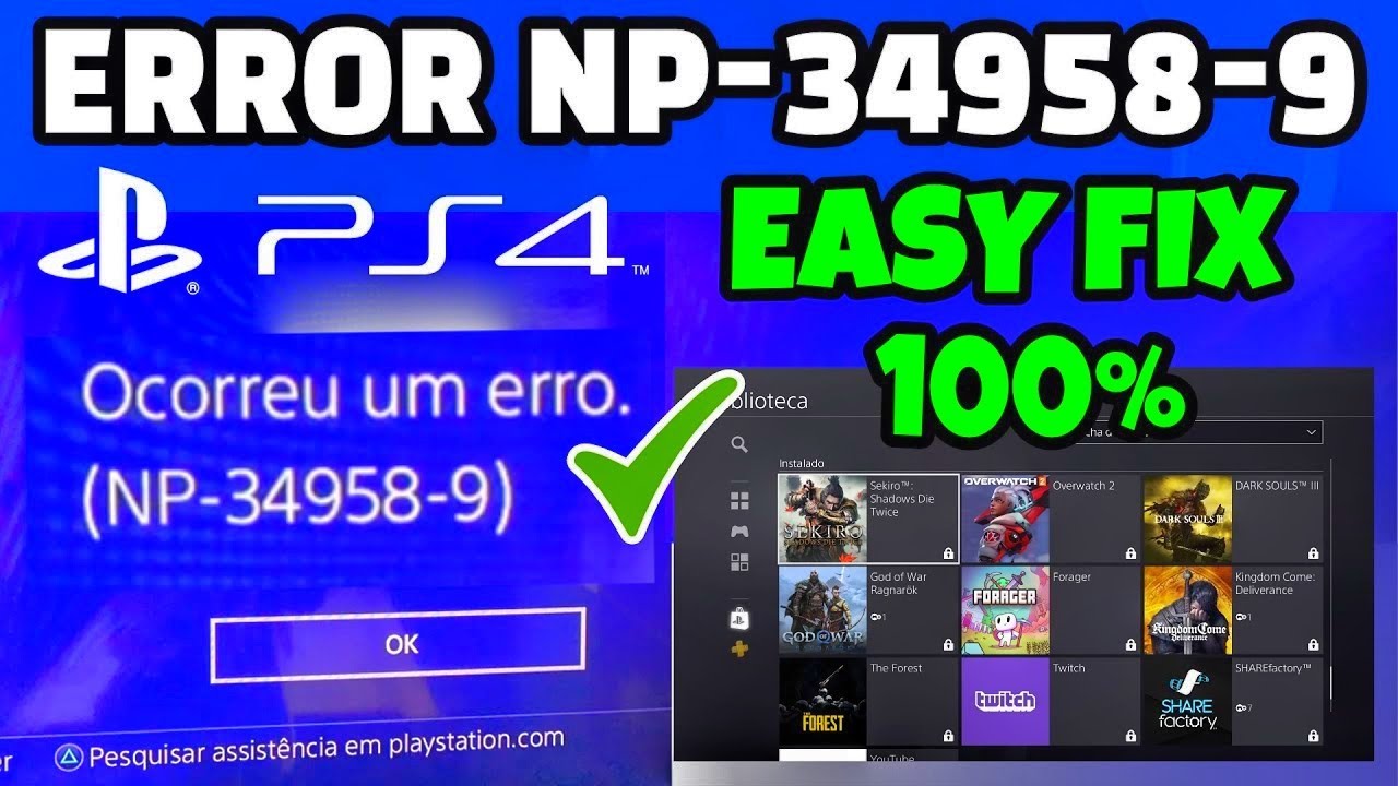 PS4 Error 😓 NP-34958-9 PS4 FIX Cannot Use The Content PS4 ✓ DNS PS4 ? Erreur NP-34958-9 FIX ✅ Update