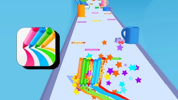 Pencil Rush 3D Max Level - All Levels Gameplay (iOS & Android) Walkthrough part 16