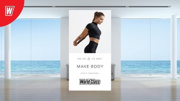 MAKE BODY с Ириной Смирновой| 27 декабря 2022 | Онлайн-тренировки World Class