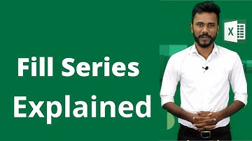 MS Excel - Fill Series - Auto fill - with formatting, without formatting & more I Vedanta
