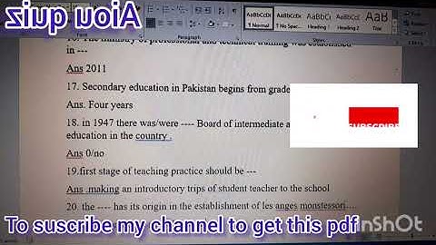 solve 8624 quiz of aiou|8624 quiz of aiou of b.ed spring semester 2022 #8624quiz #solve8624quiz