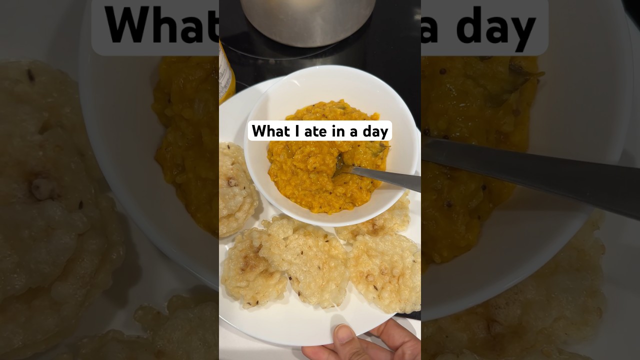 What I ate in a day 😍🤤