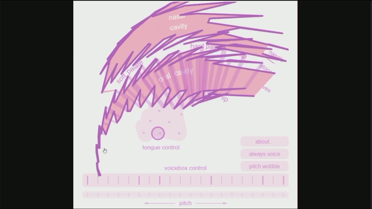 Pink Trombone "Speech Synthesis" YouTube