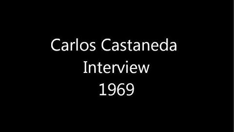 Carlos Castaneda Interview with Theodore Roszak 1969