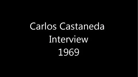 Carlos Castaneda Interview with Theodore Roszak 1969